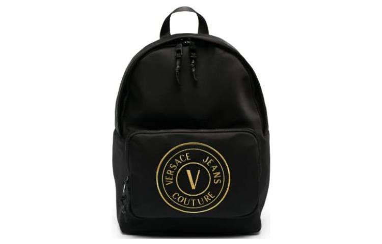 

VERSACE JEANS COUTURE Полиамидный рюкзак обычный мужской черный
