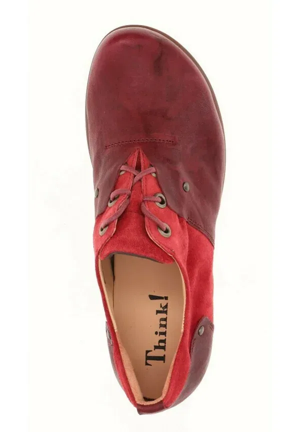 Кроссовки Think kong 3 000142 5040 rot casual lace ups Think!, красный комби — фото 3