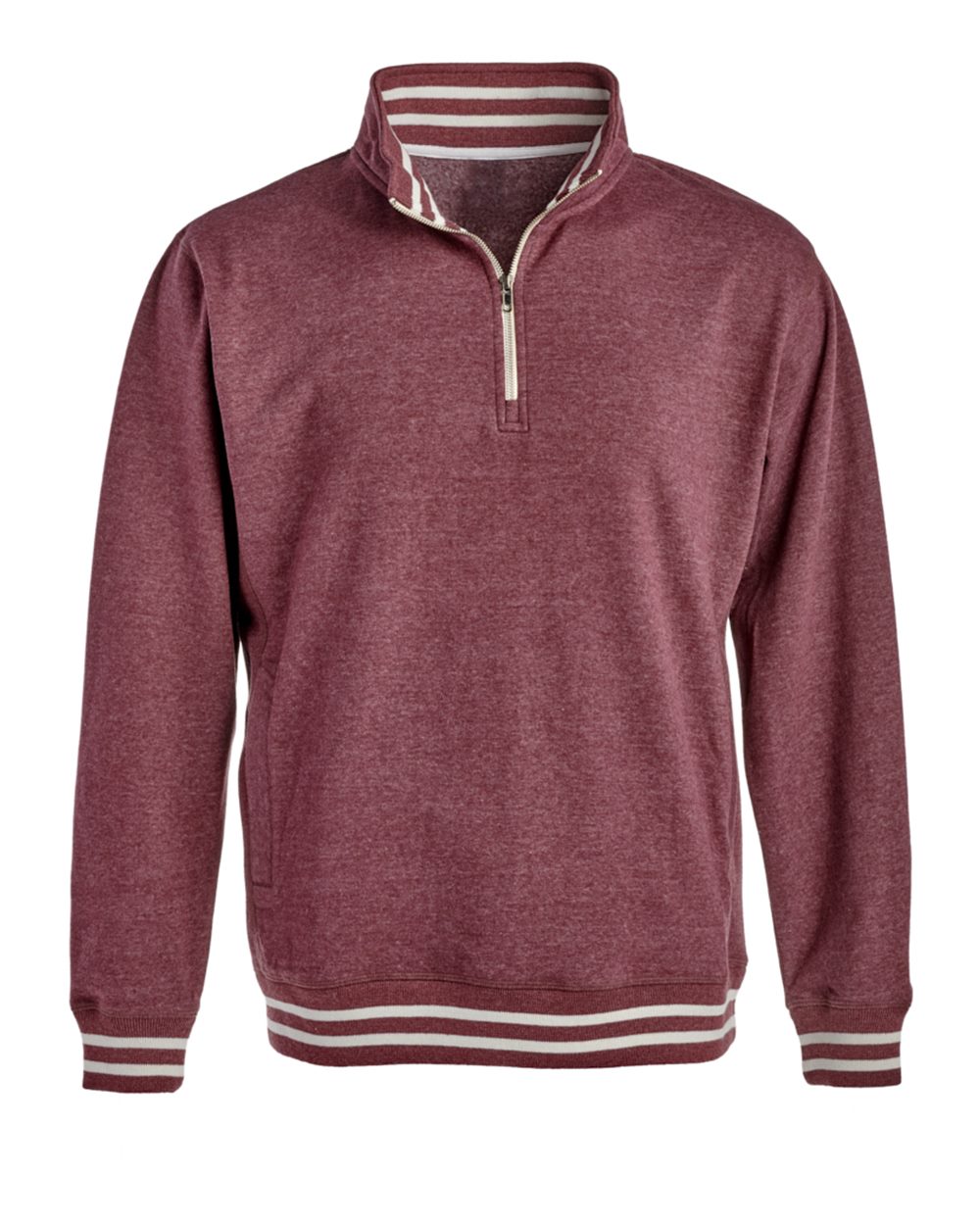 

Мужская толстовка Relay Quarter-Zip J. America, бордовый