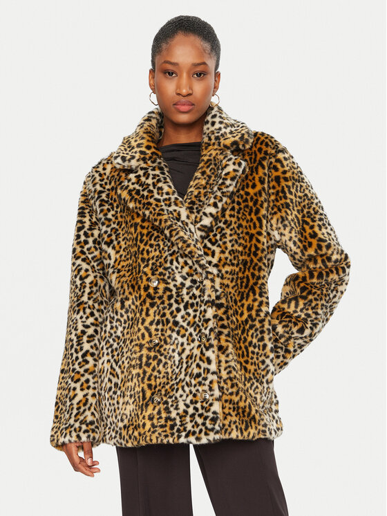 

Меховое пальто regular fit Vento 59693JB Bardot, коричневый