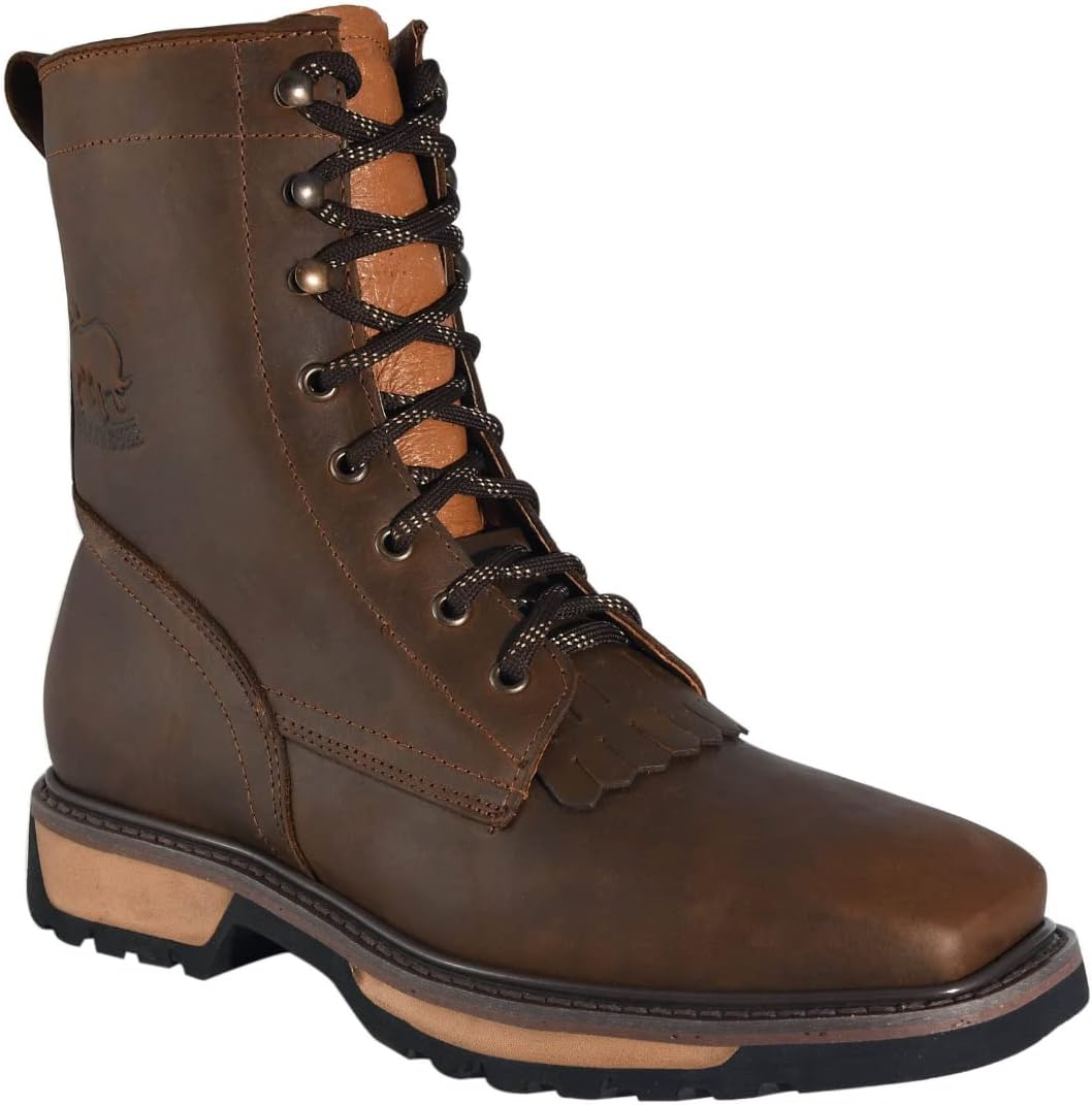 

Ботинки мужские King Welt Buffalo 5050 с двойной плотностью и шнуровкой, Papaya