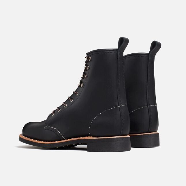 Red Wing Silversmith 3361 короткие ботинки женские US 7 черные Boundary Leather на шнуровке Red Wing Shoes — фото 3