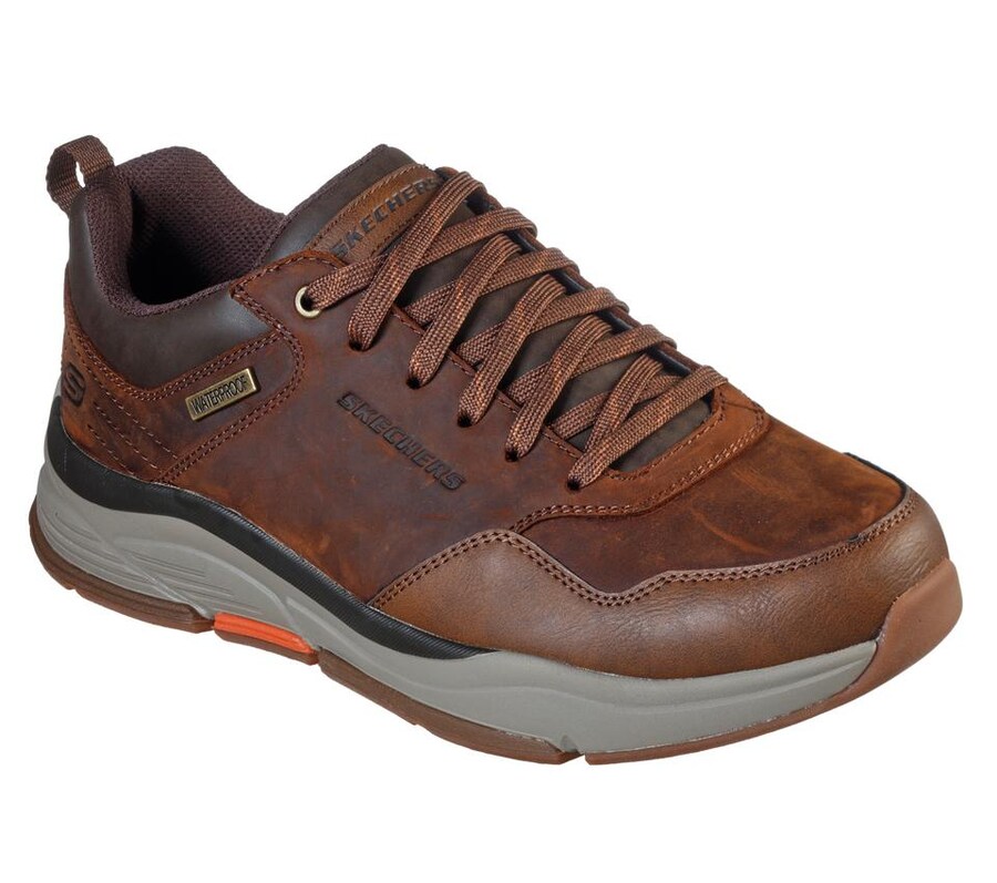 Кроссовки SKECHERS Hombre, Brown/Dark brown/mottled brown — фото 2
