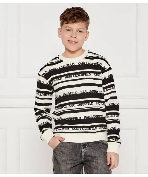 

Толстовка Regular fit Karl Lagerfeld Kids, черный