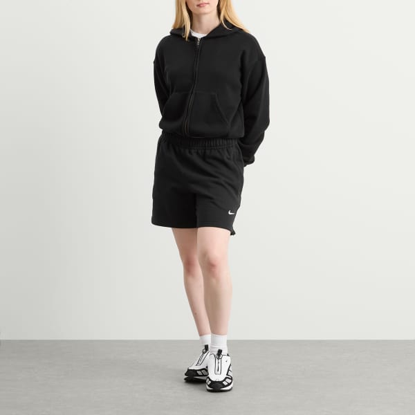 Короткие флисовые шорты Nocta Cardinal Stock Nike, черно-белый — фото 4