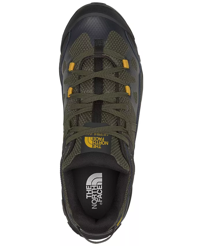 Мужские трейловые кроссовки Ultra 112 на шнуровке, водонепроницаемые The North Face, зеленый — фото 3