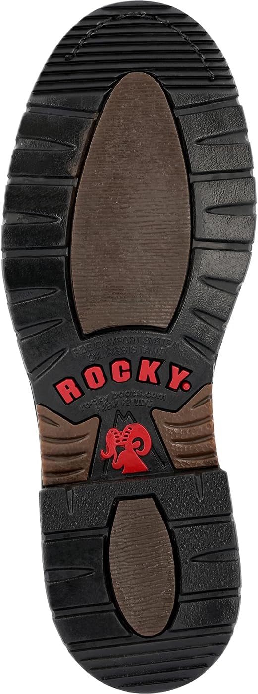 Ботинки в стиле вестерн ROCKY Original Ride USA со стальным носком, коричневый — фото 2