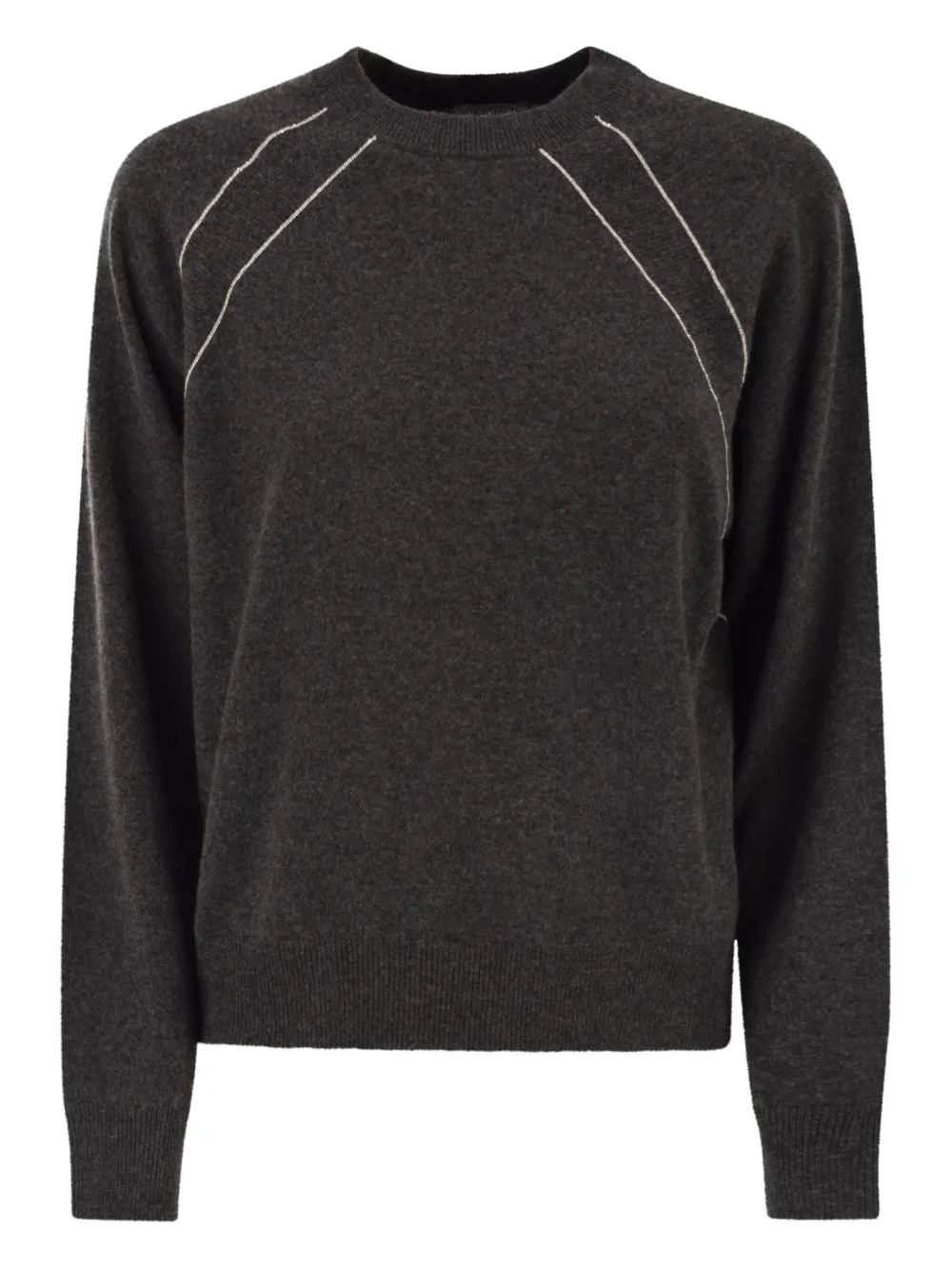 

Свитер с круглым вырезом Peserico, серый