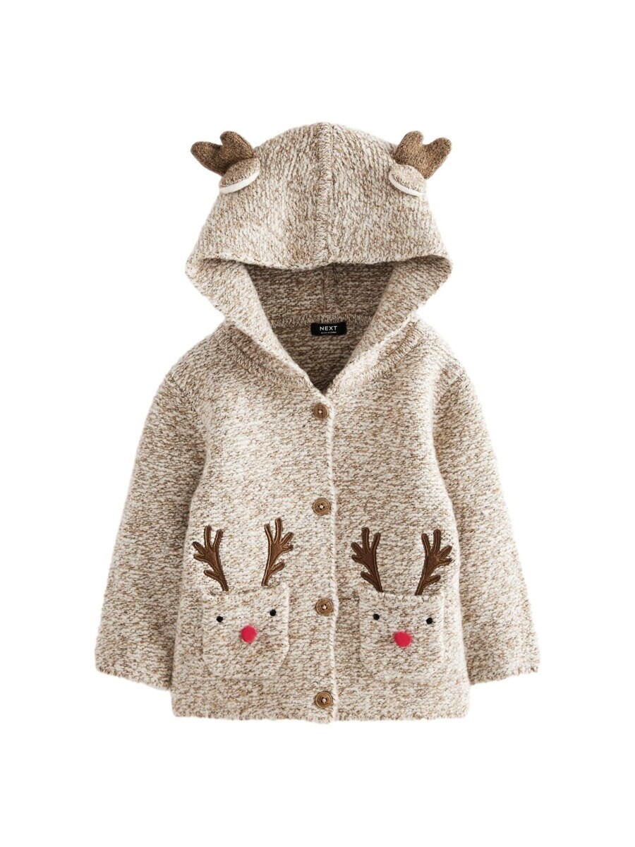 

Вязаный кардиган Next Knit Cardigan, бежевый
