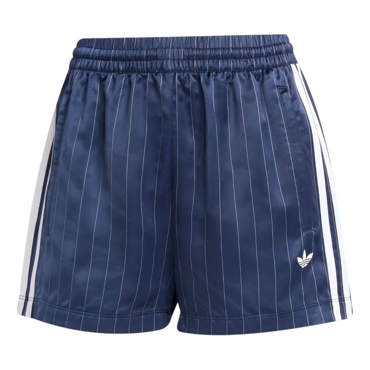

Шорты (WMNS) adidas Pinstripe Satin Shorts 'Night Indigo'
