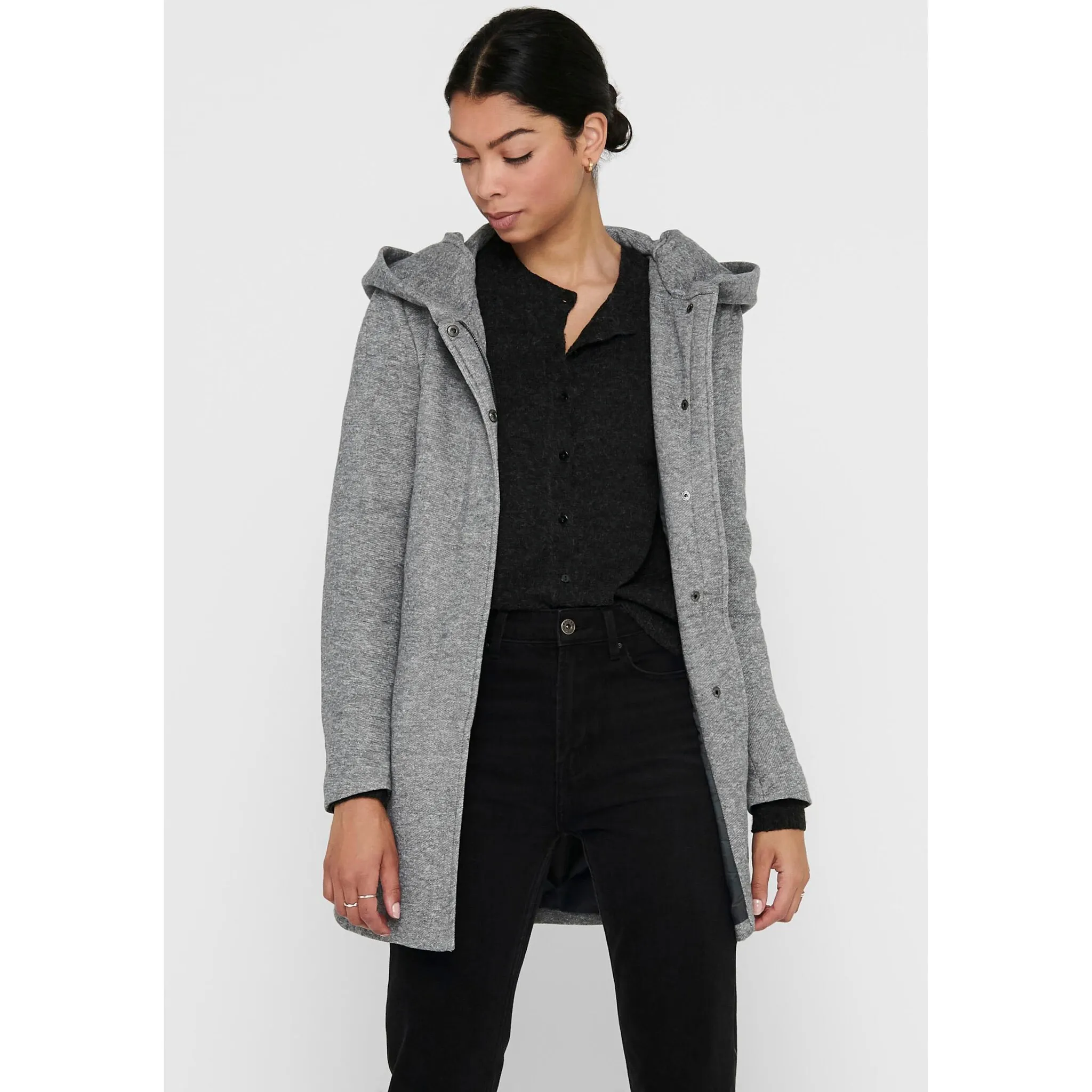 

Only полупальто "ONLSEDONA LIGHT COAT OTW NOOS", серый