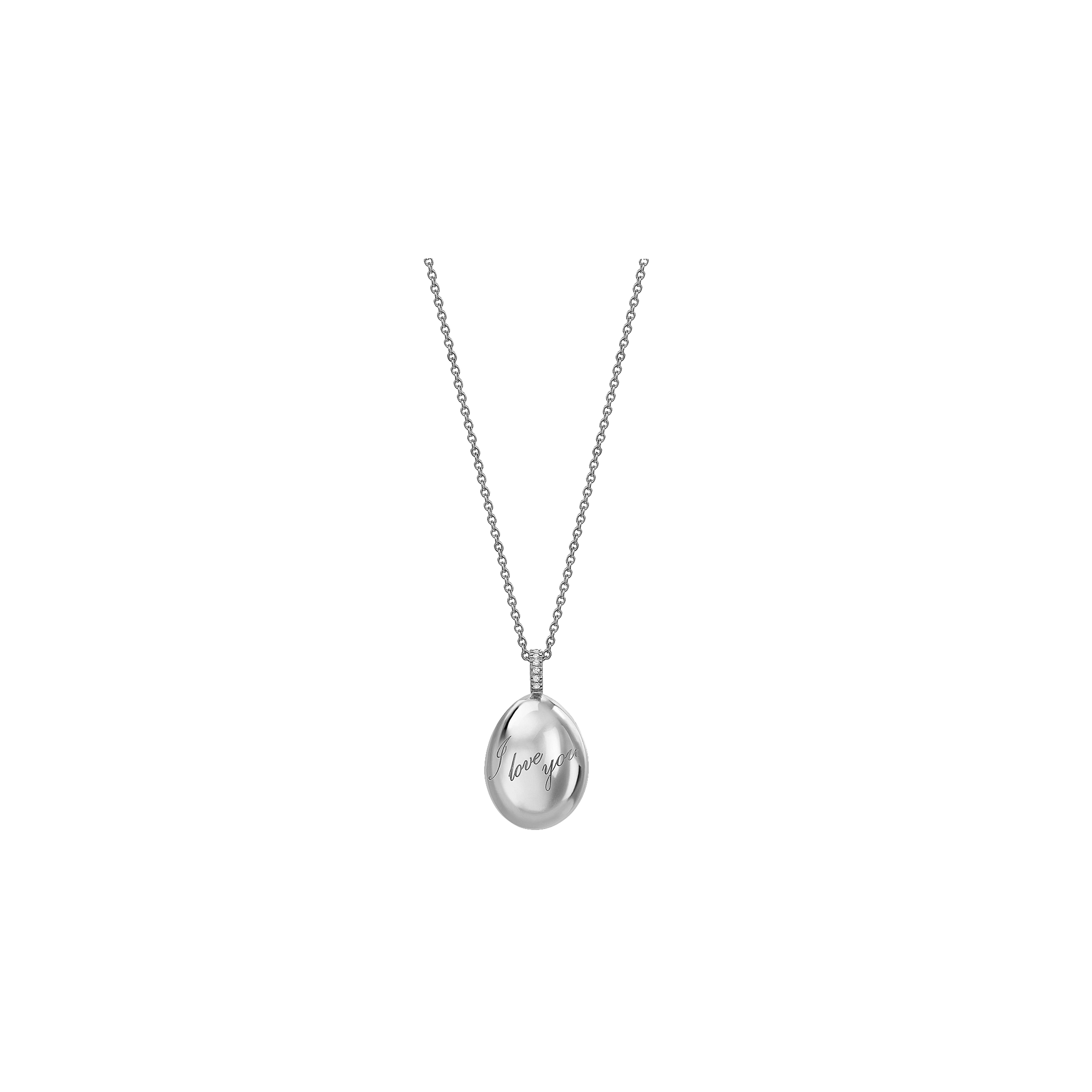 

Яйцо из белого золота fabergé essence «я люблю тебя» - 409fp927