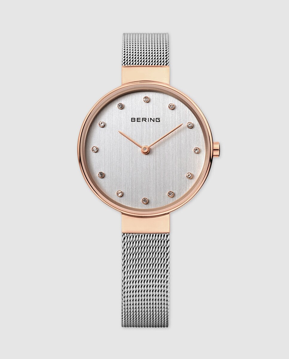 

Bering 12034-064 Классические часы со стальной сеткой Bering, серебро