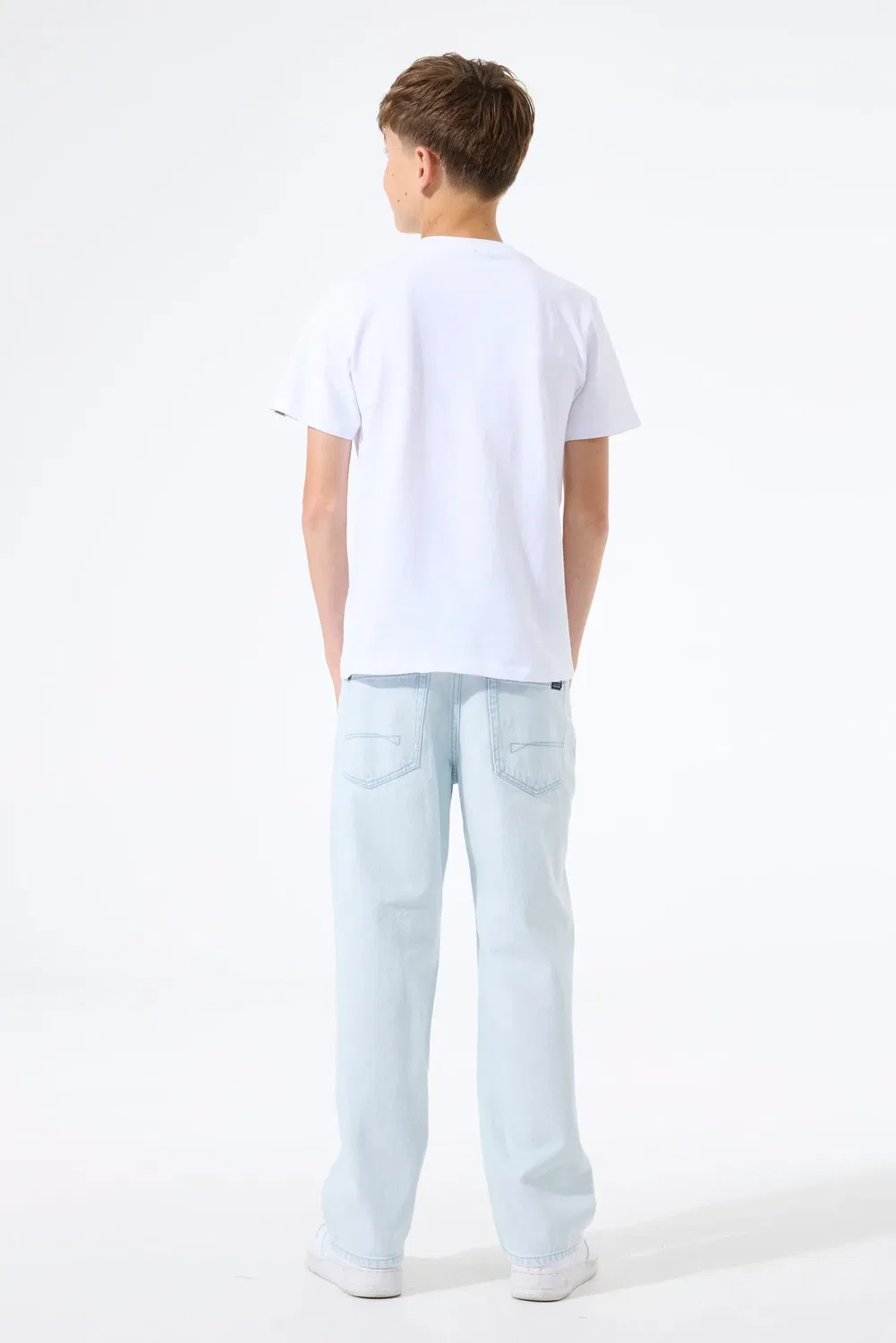 Джинсы baggy straight fit, bleached, Garcia — фото 3