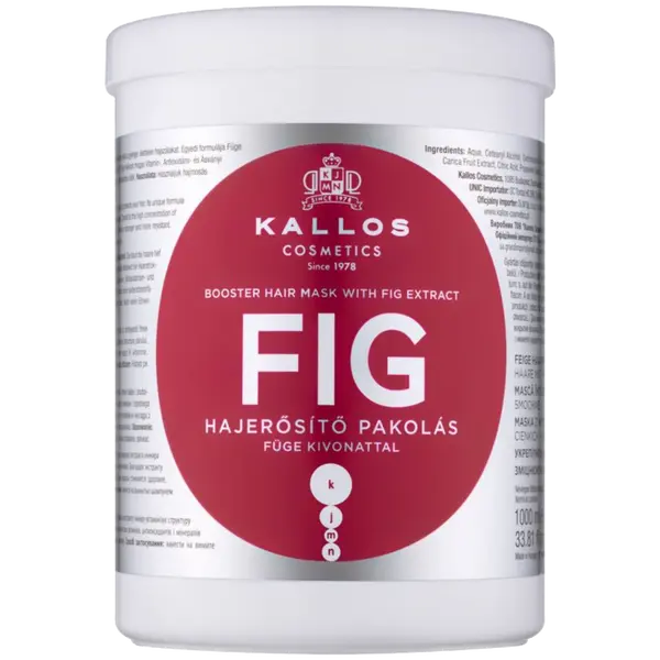 

Укрепляющая маска для волос, 1000 мл Kallos Fig