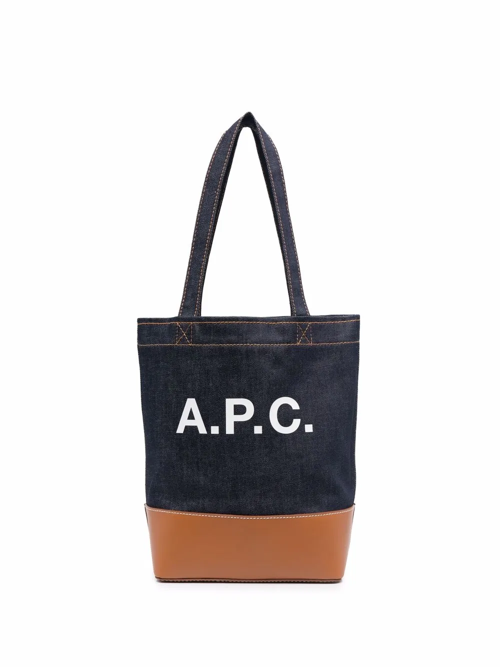 

Сумка-тоут с логотипом A.P.C., синий