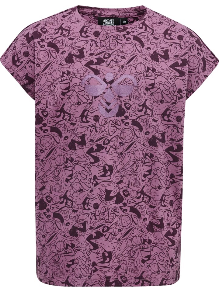 

Футболка Hummel T-Shirt S/S Flügelärmel Hmlspace Mädchen, бордо