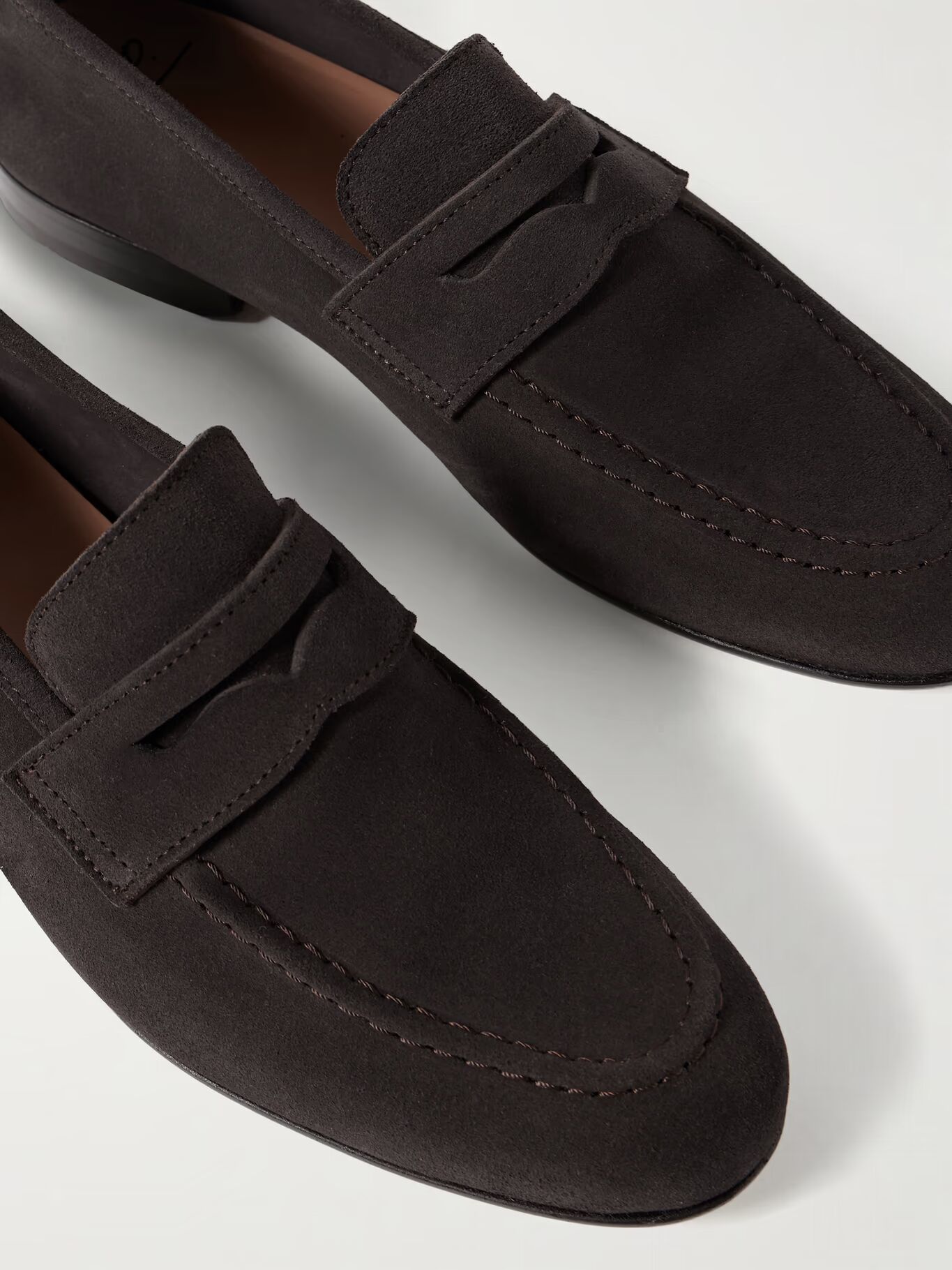 

Замшевые пенни-лоферы MR P., коричневый