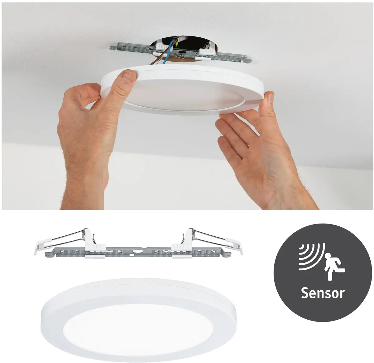 

Светодиодный встраиваемый светильник Paulmann "Cover-it", 1 шт., встроенный светодиод, Ø 22,5 см Ø 22,5 см, Высота: 1,9 см, белый