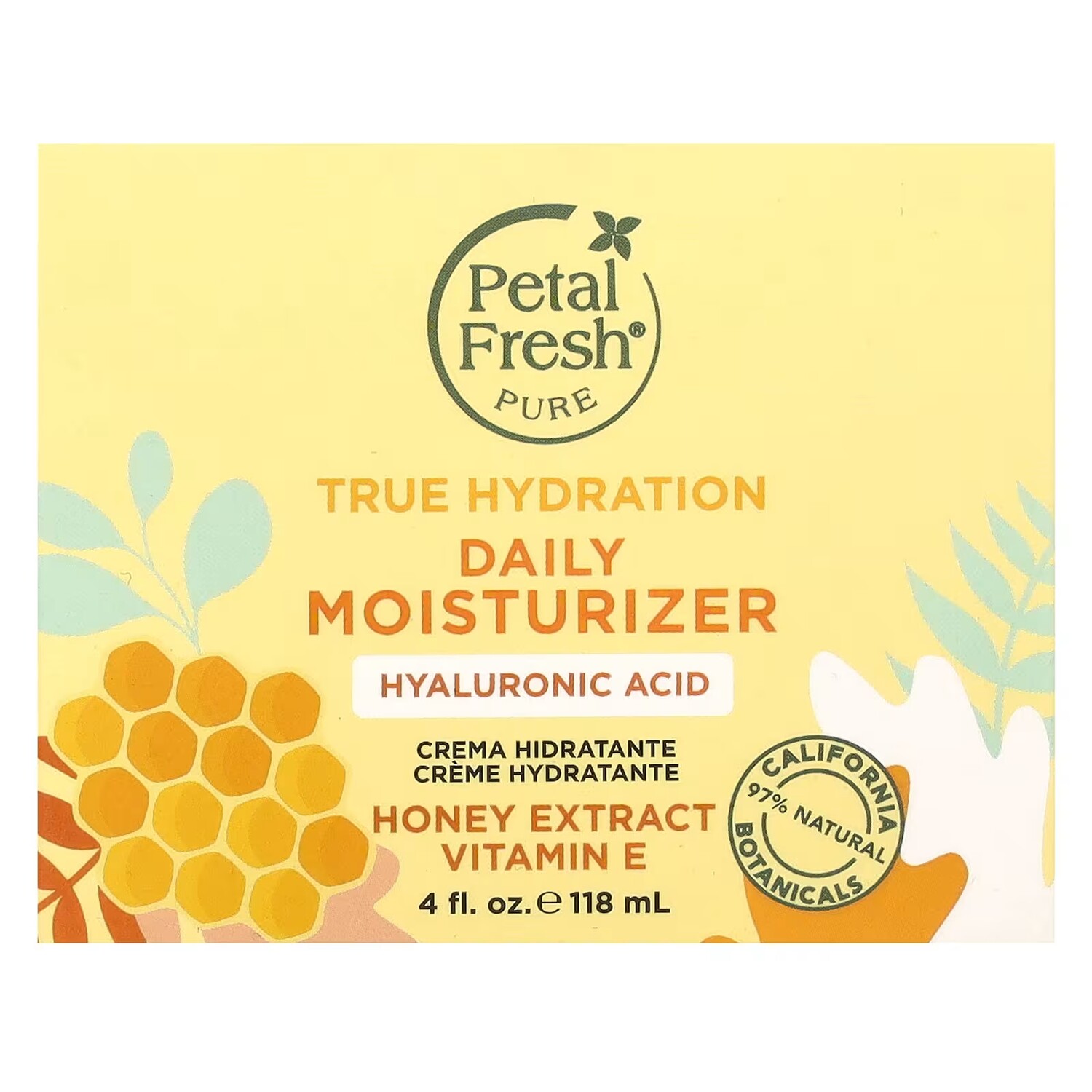 Крем для лица Petal Fresh — Средство увлажняющее True Hydration Daily Moisturizer Honey Extract & Vitamin E, 118 мл — фото 2