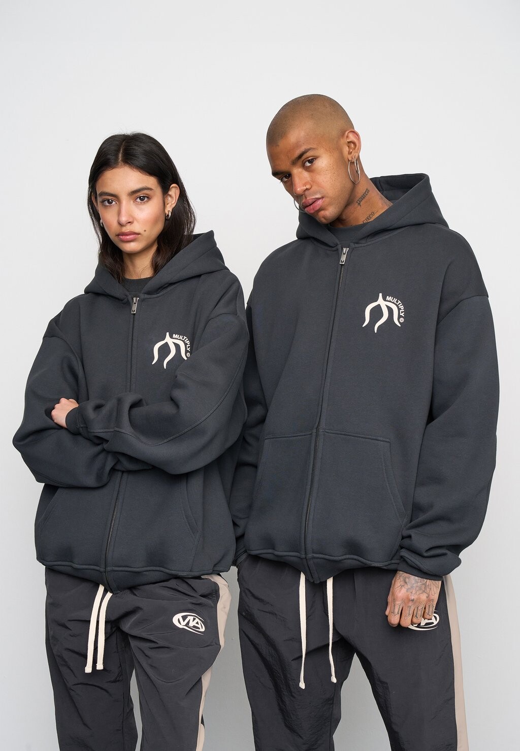 

Толстовка на молнии ORIGIN Multiply Apparel, антрацит