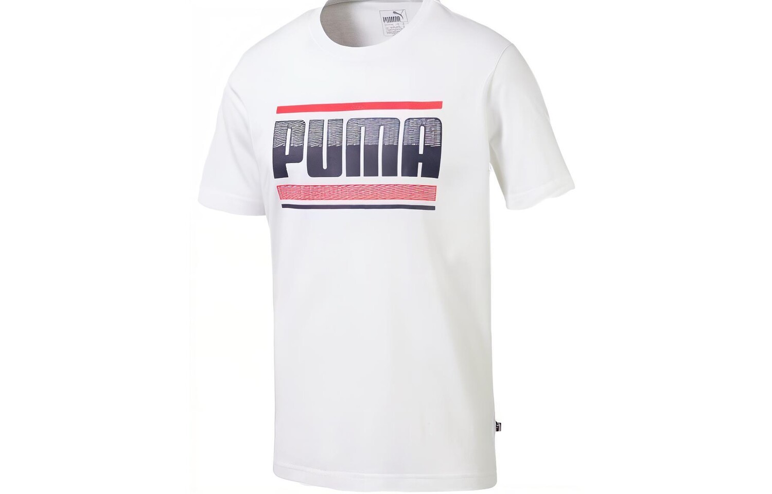 

Футболка с коротким рукавом с графическим принтом для мужчин, белая Puma, белый
