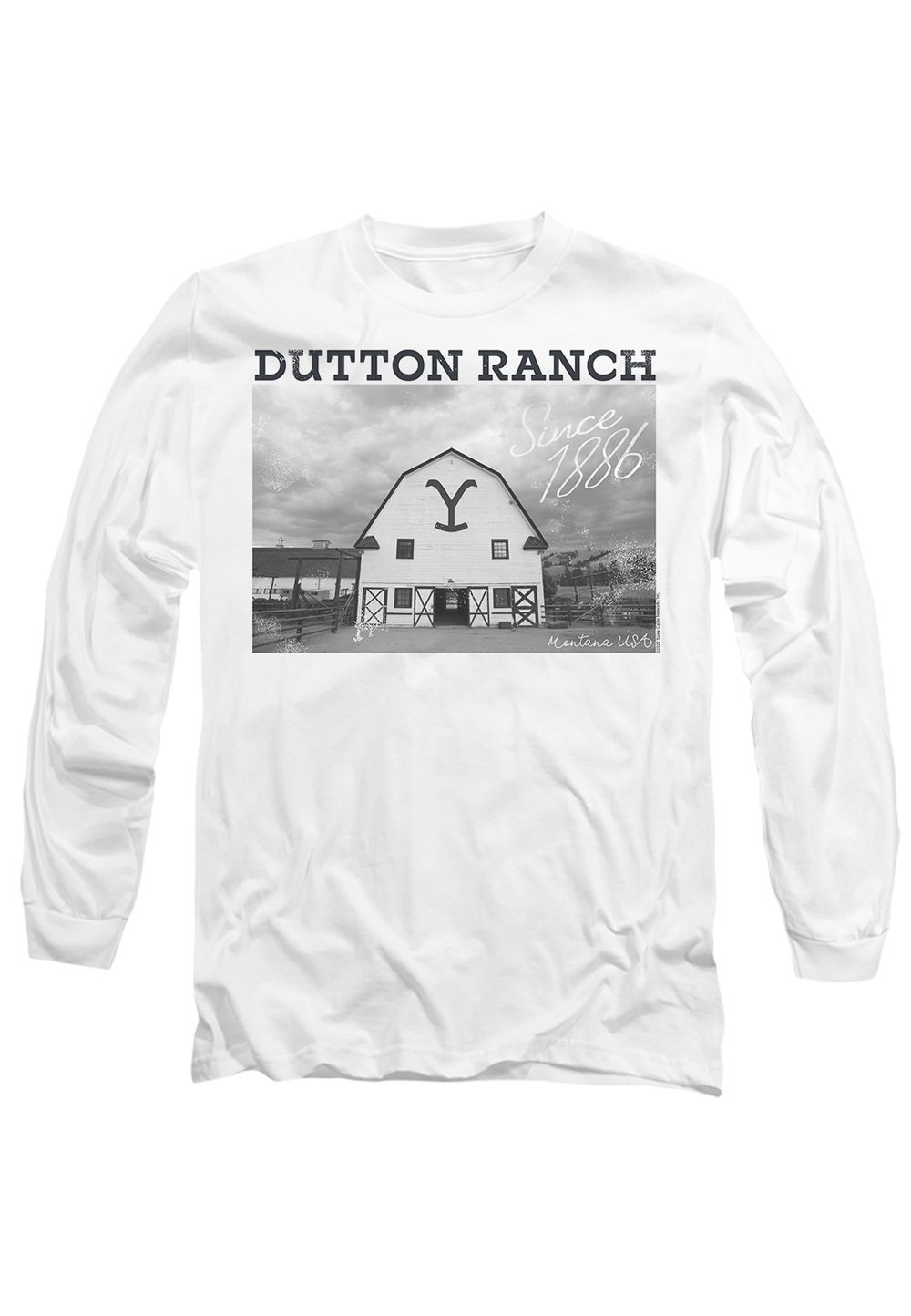 

Топ с длинными рукавами DUTTON BARN Cotton Soul, белый