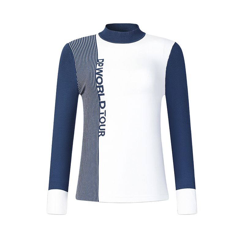 

FILA Golf Series вязаный свитер женский глубокий элегантный синий