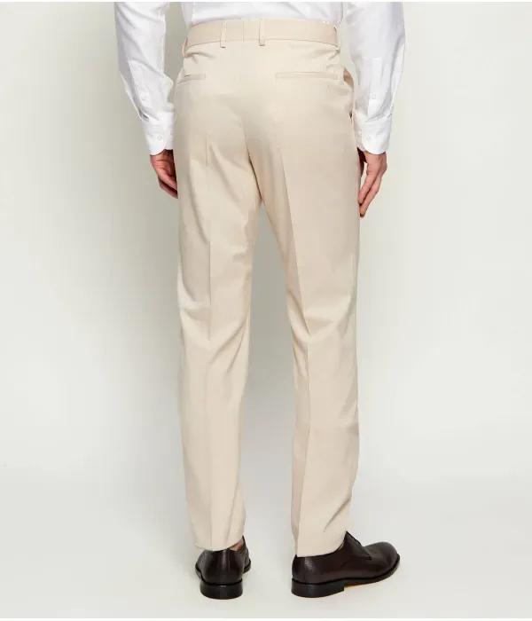Брюки H-Genius-MM-251 slim fit Boss, бежевый — фото 4