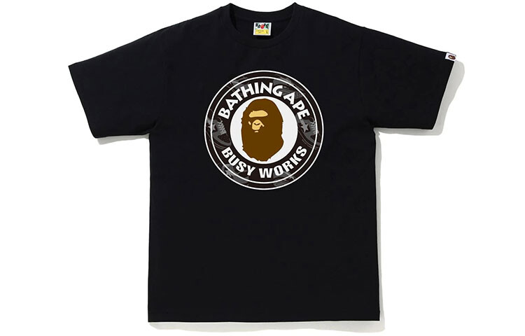 

Футболка Ape Head Series для мужчин A Bathing Ape, белый/синий