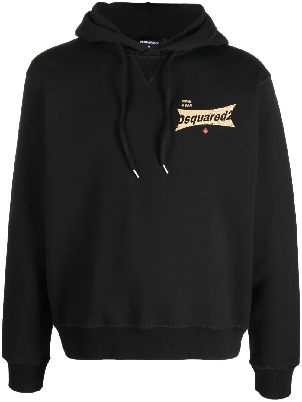 

Худи с логотипом DSQUARED2, черный