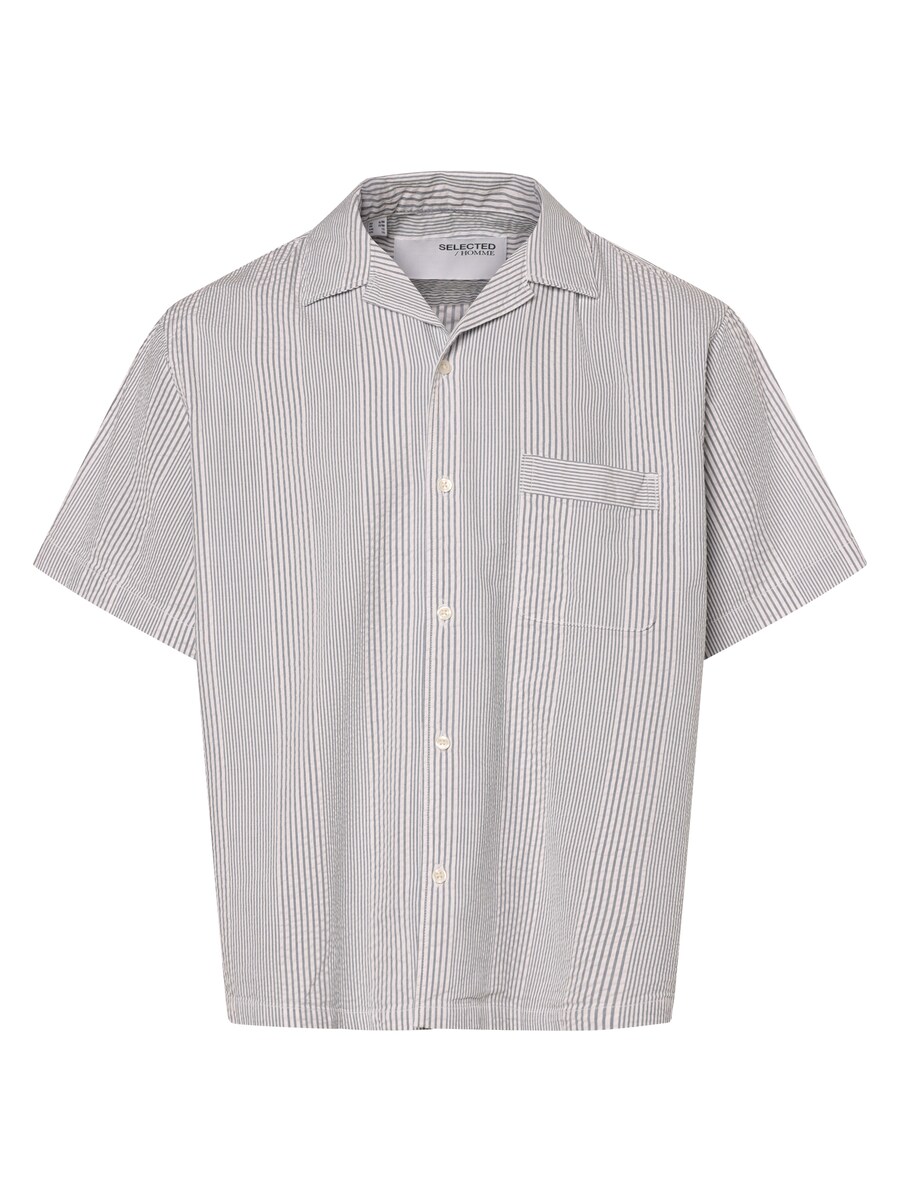 

Рубашка на пуговицах классического кроя SELECTED Kyle, дымчато-синий