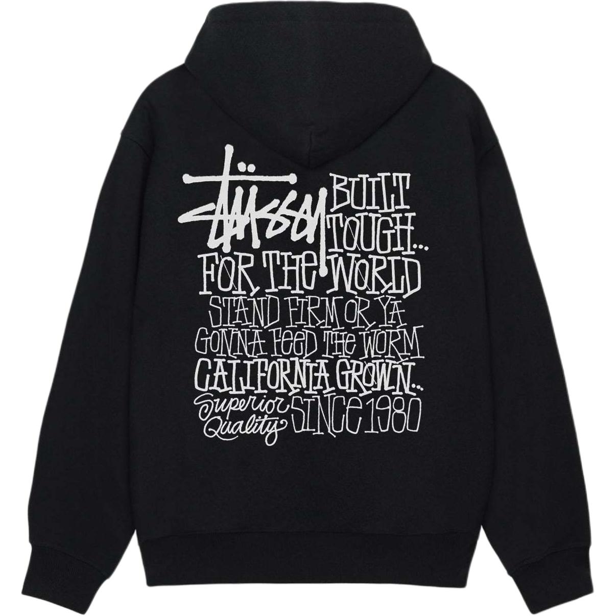 

Толстовка с капюшоном California Grown Stussy, цвет Berry