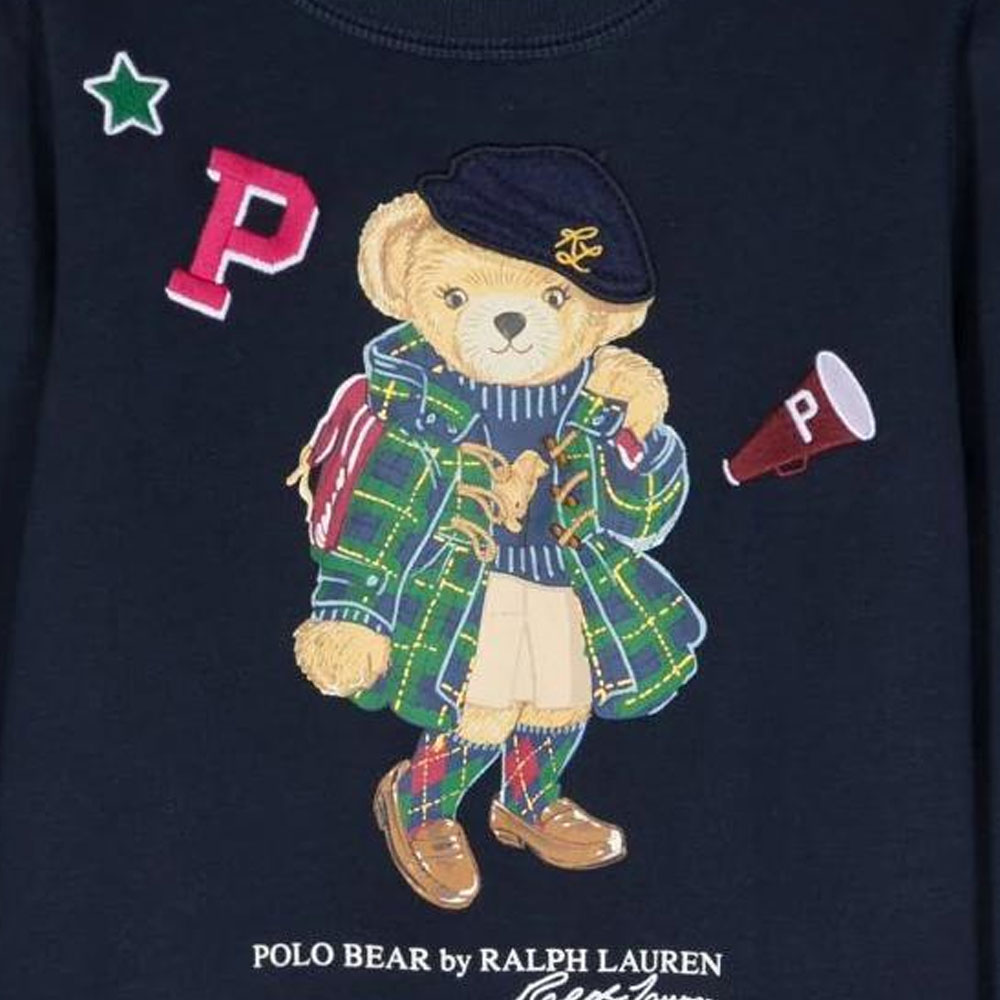 Свитшот Kids' Polo Ralph Lauren, синий — фото 4