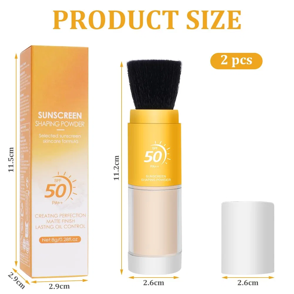 Минеральная солнцезащитная пудра с SPF 50 (2 шт.) Lophe, Pack Of 2 — фото 2
