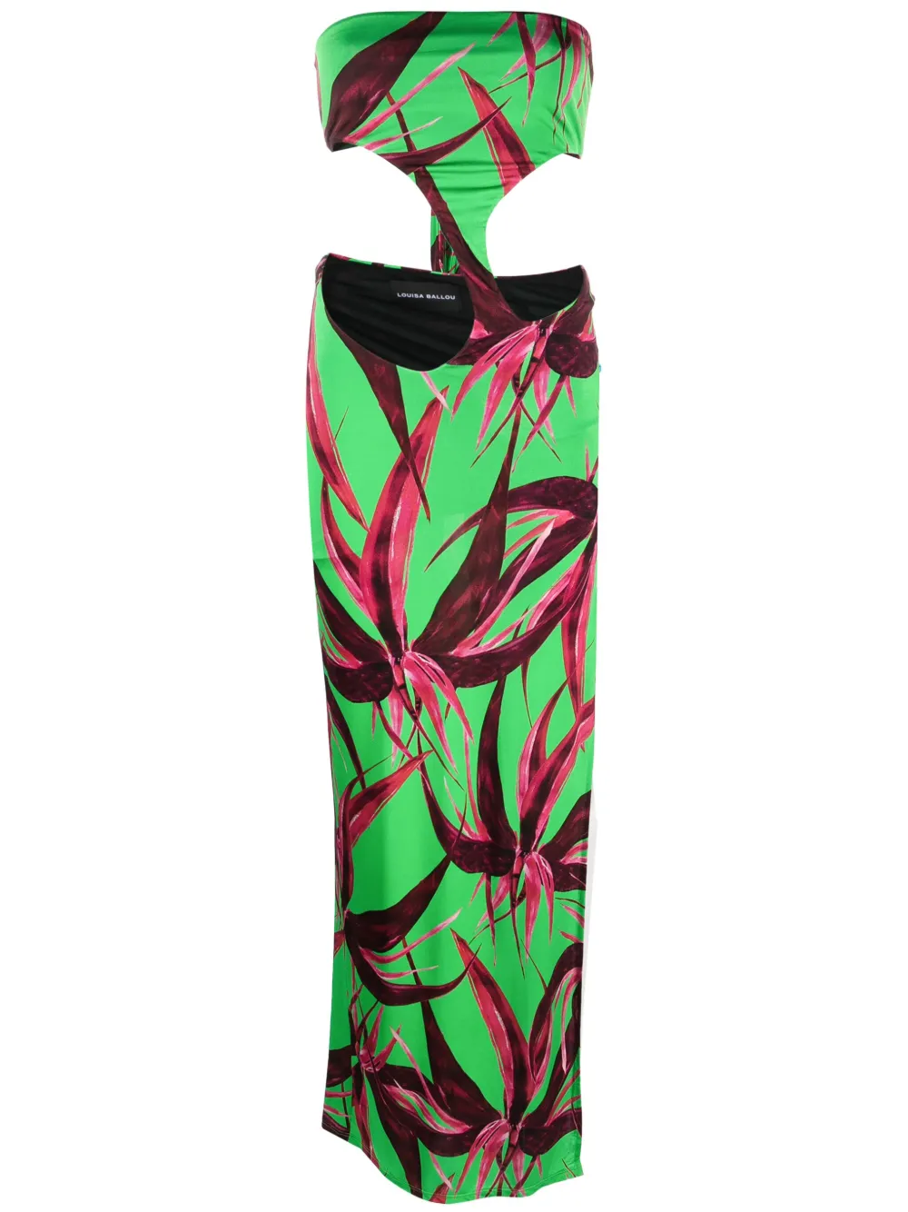 

Платье Carve с вырезами Louisa Ballou, зеленый