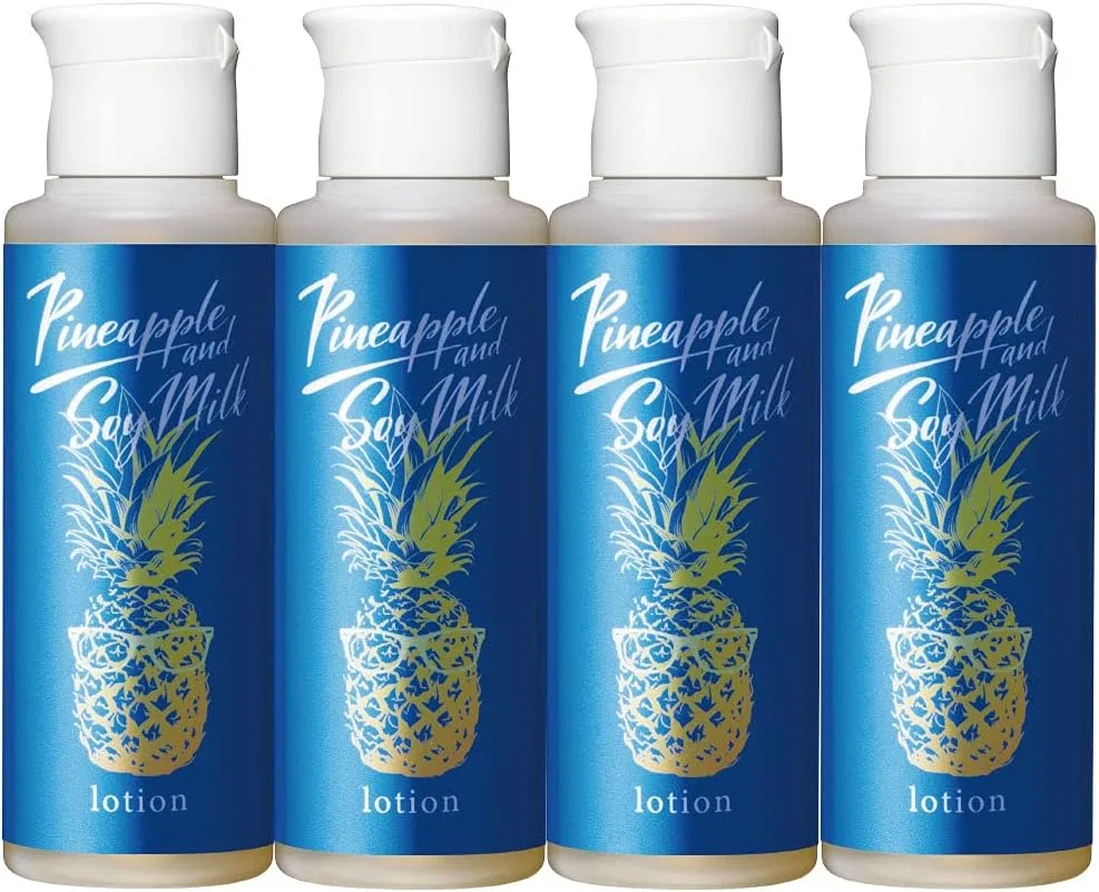 Лосьон после бритья Pineapple Soy Milk для мужчин Suzuki Herb Laboratories, 100 мл x 4 Suzuki Herb Research Institute