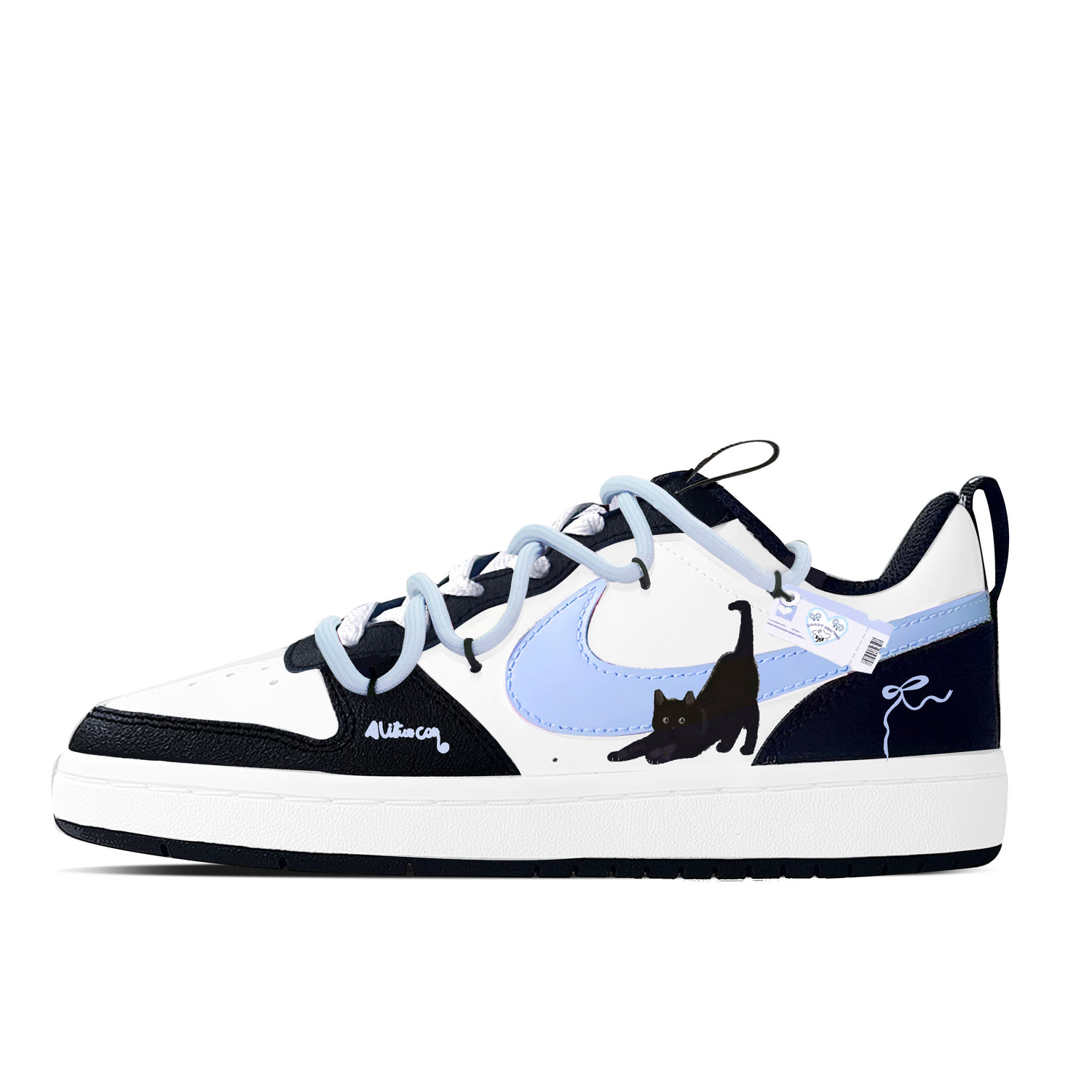 

Nike Court Borough Low 2 Low-Top детские скейтбординг кроссовки Blue