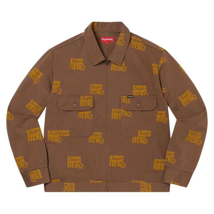 

Куртка Supreme x ANTIHERO Work Jacket 'Brown', коричневый