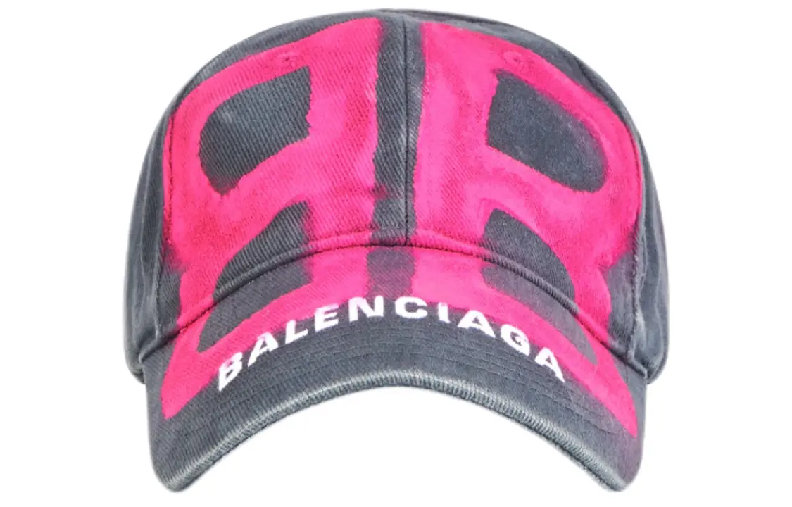 

Кепка унисекс Balenciaga, Темно-серый/темно-розовый