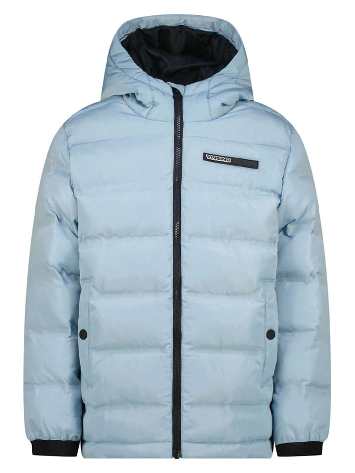 

Vingino Стеганая куртка светло-голубого цвета