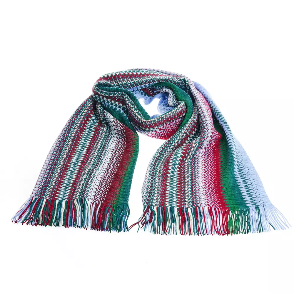 

Многоцветный шерстяной мужской шарф Missoni