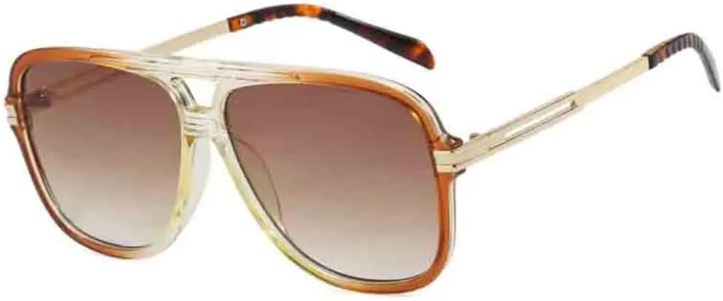 

Солнцезащитные очки с защитой UV400 | Двойная перемычка, цветные линзы | для женщин и мужчин, для занятий спортом на открытом воздухе и вождения DSVIGF, Tea Gradient Tea