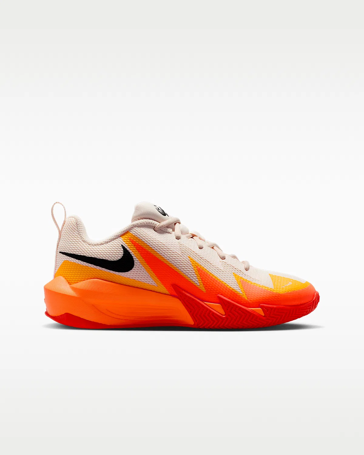 Кроссовки баскетбольные Nike S.T. Dynamite для старших детей, Chalk/Picante Red/Total Orange/Black — фото 3