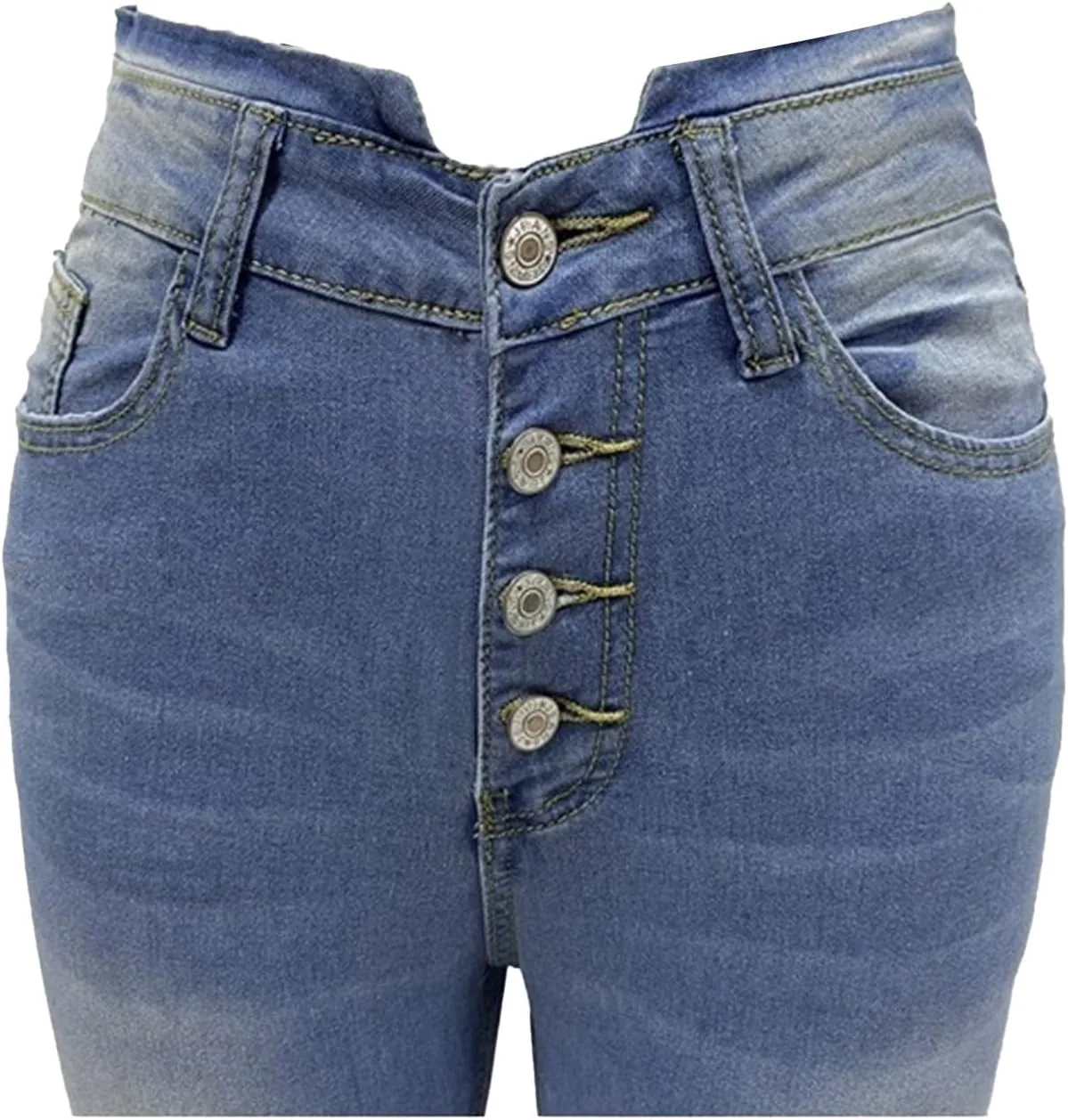 Джинсы женские High Waisted Flare с эффектом Bootcut — фото 3