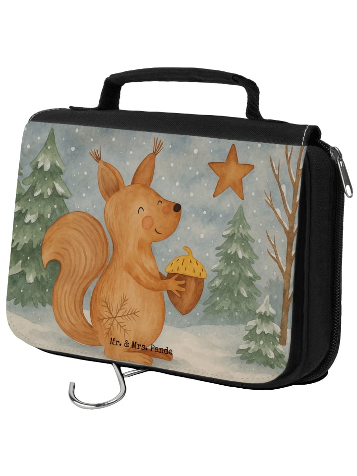

Mr. & Mrs. Panda Косметичка с рождественским рисунком белки... белого цвета