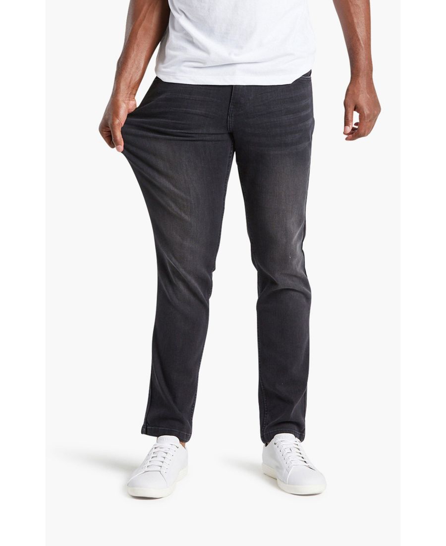 

Мужские джинсы классического кроя (из фирменного эластичного денима) Mugsy, Dark gray wash