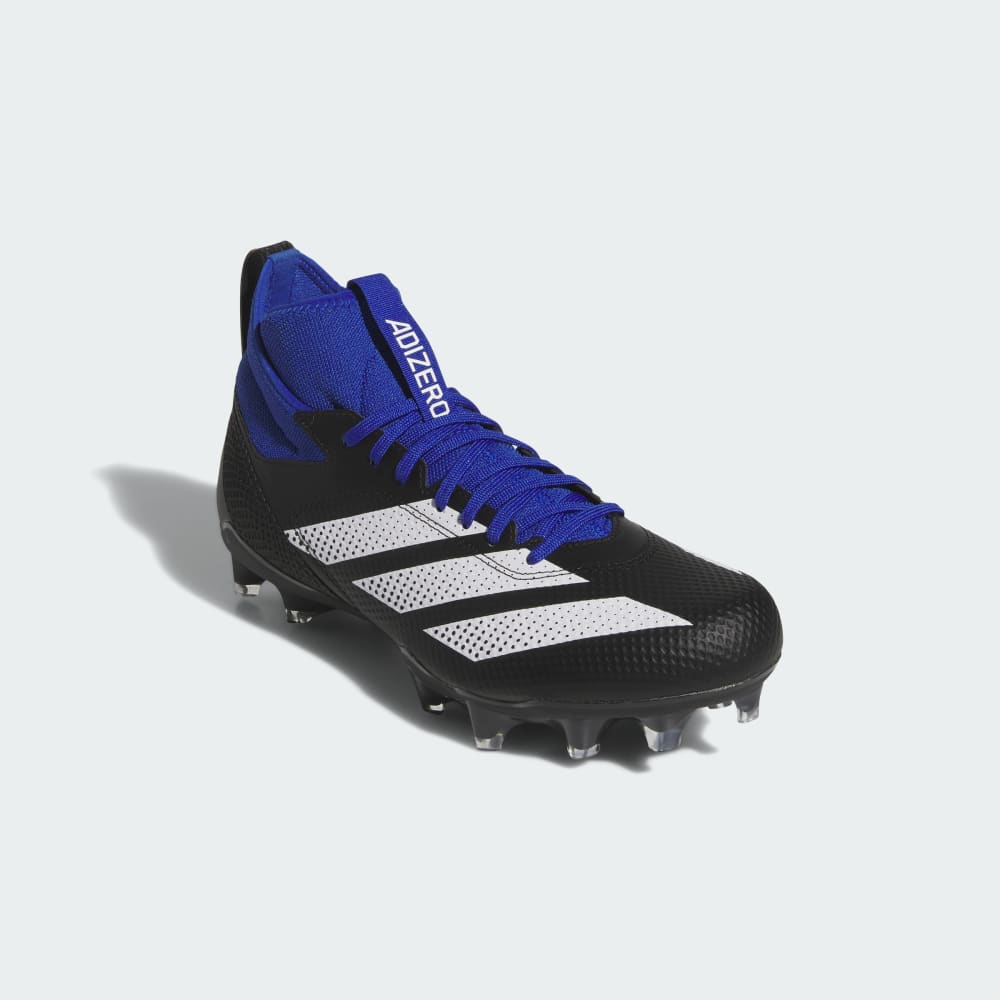 Бутсы Adidas Adizero Impact Football Cleats, цвет Core Black/Cloud White/Royal Blue — фото 4