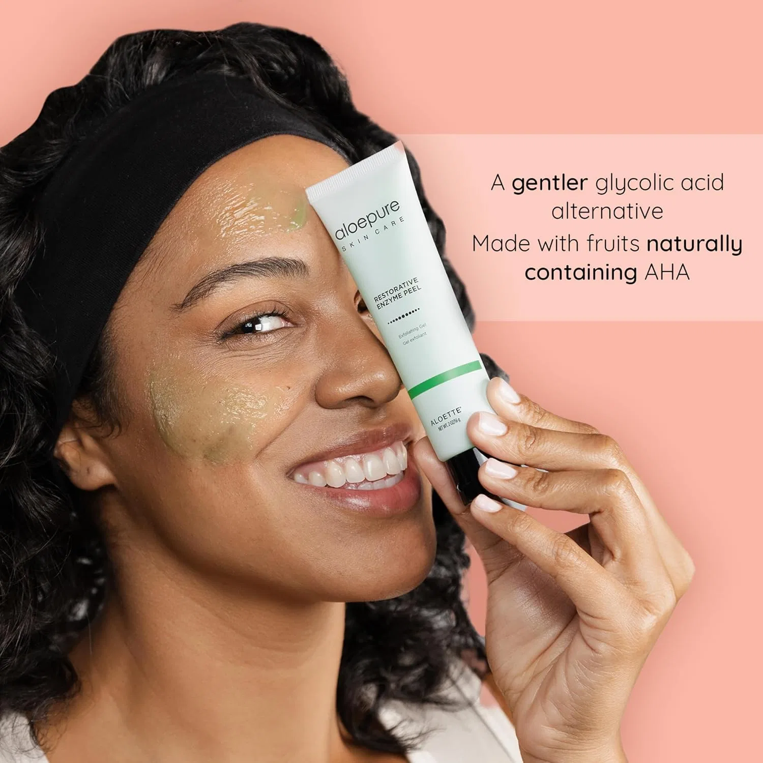 Пилинг-гель для лица Aloette Restorative Enzyme Peel, 60 мл — фото 3