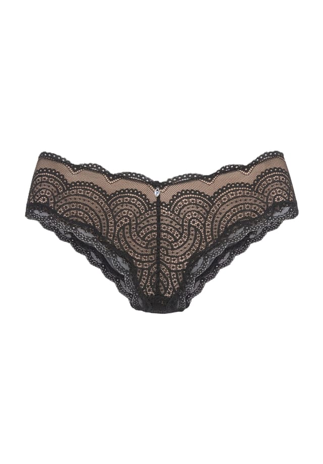 

Кружевные трусики Кира Lascana, черный